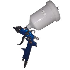 Pistola Pintura Copo Superior Bico 1.7 Nylon 0.60 Lt